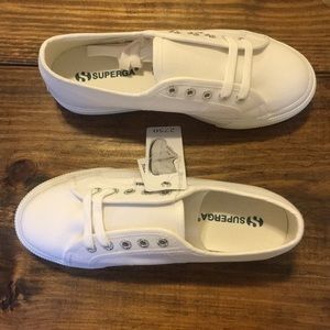 White Platform Sneakers